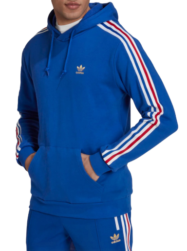 Sweatshirt adidas Originals 3-Stripes Crew Blå | hk7394