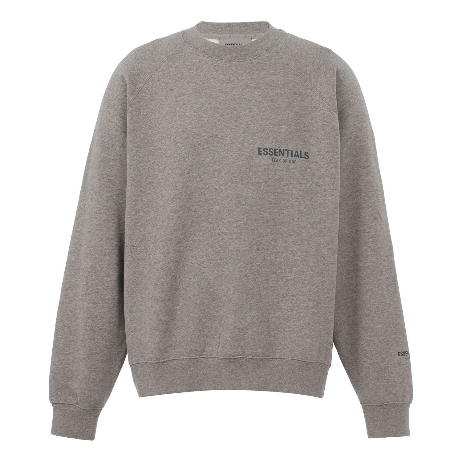 Sweater Fear of God Essentials Pullover Crewneck Sweatshirt Grå | FOG-FW21-369, 0