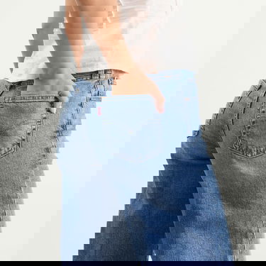 Jeans Levi's 728 High Rise Wide Leg Jeans 28" Blå | 0039B-0002, 5