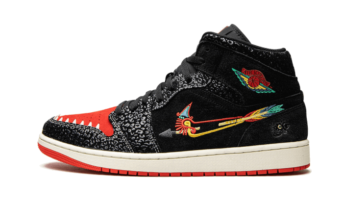 Sneakers og sko Jordan Air Jordan 1 Mid SE "Siempre Familia" GS Sort | DN5121-001, 0