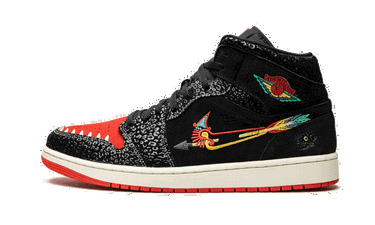 Sneakers og sko Jordan Air Jordan 1 Mid SE "Siempre Familia" GS Sort | DN5121-001, 0