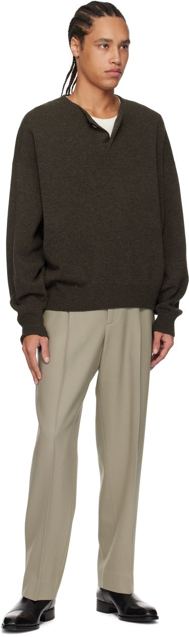 Bukser Fear of God Fear of God Single Pleat Eternal Trousers Beige | FGE240-401GRB, 3
