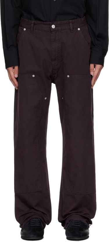 Cargo bukser Maison Margiela MM6 Maison Margiela 5-Pocket Carpenter Pants Lilla | SH2LA0044 S78548, 0