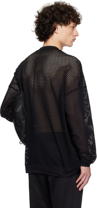 Sweatshirt Rick Owens Rick Owens Champion Edition Jumbo Mesh Sweatshirt Sort | CM01E1670 CHONET MESH, 2