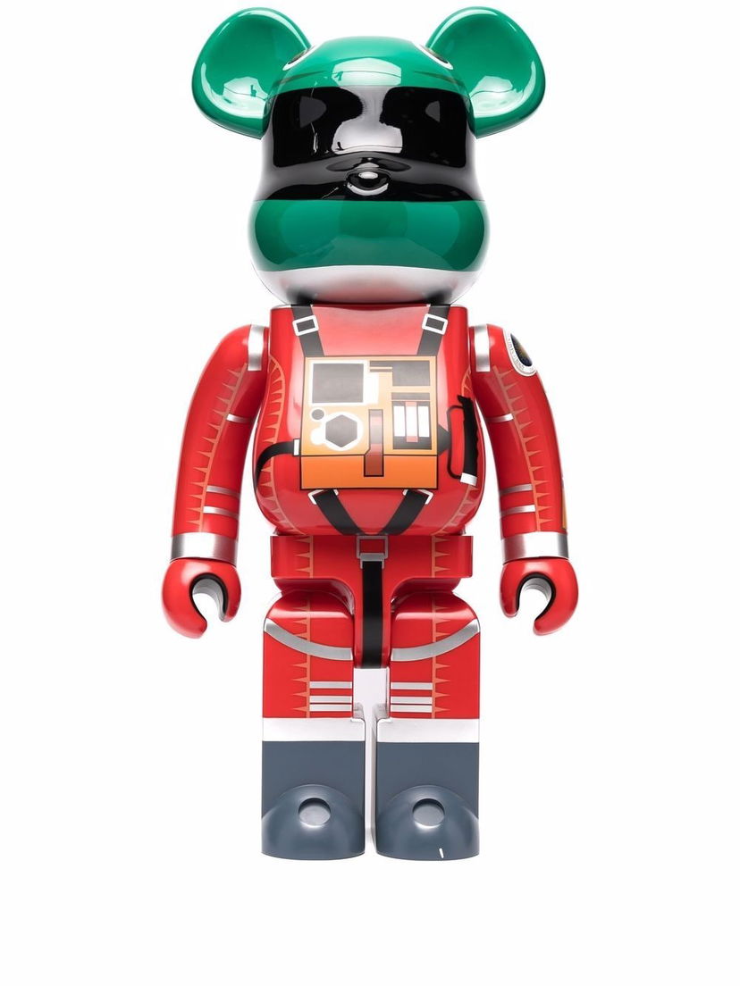 Collectible Medicom Toy BE@RBRICK Space Suit 1000% figure - Red Rød | 1000SSGREEN17570645