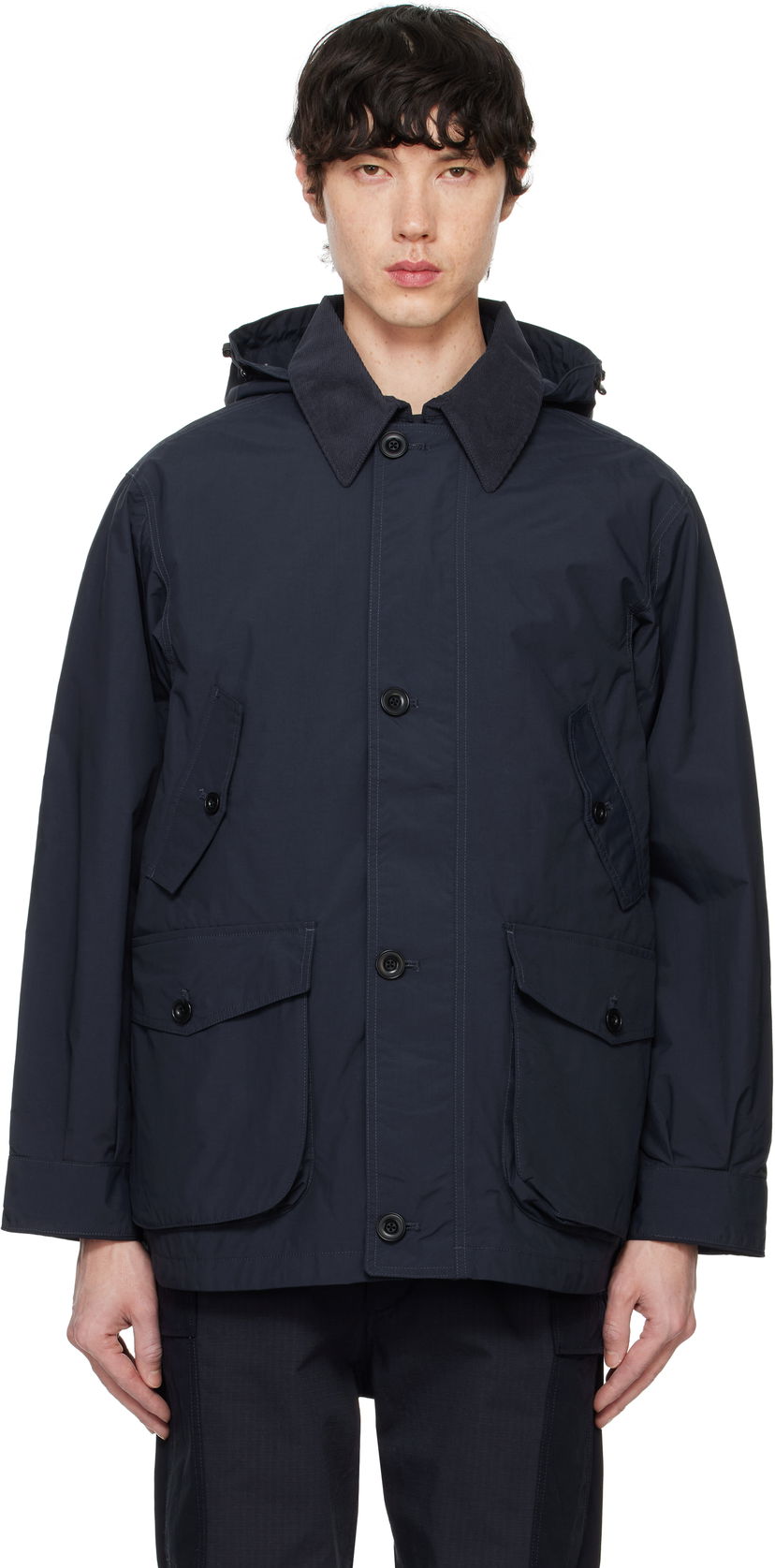 Jakke NANAMICA 2L PERTEX UNLIMITED Field Blå | S24FA036U