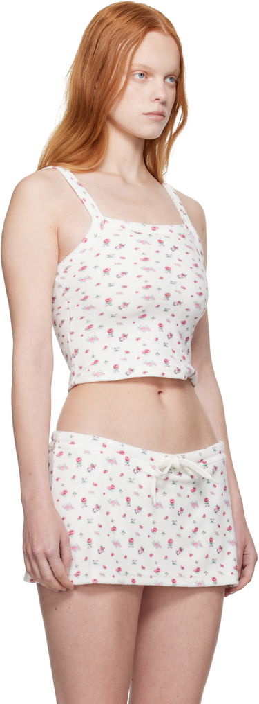 Tanktop GUIZIO Guizio Dani Terry Tank Top Hvid | P25106K098, 1