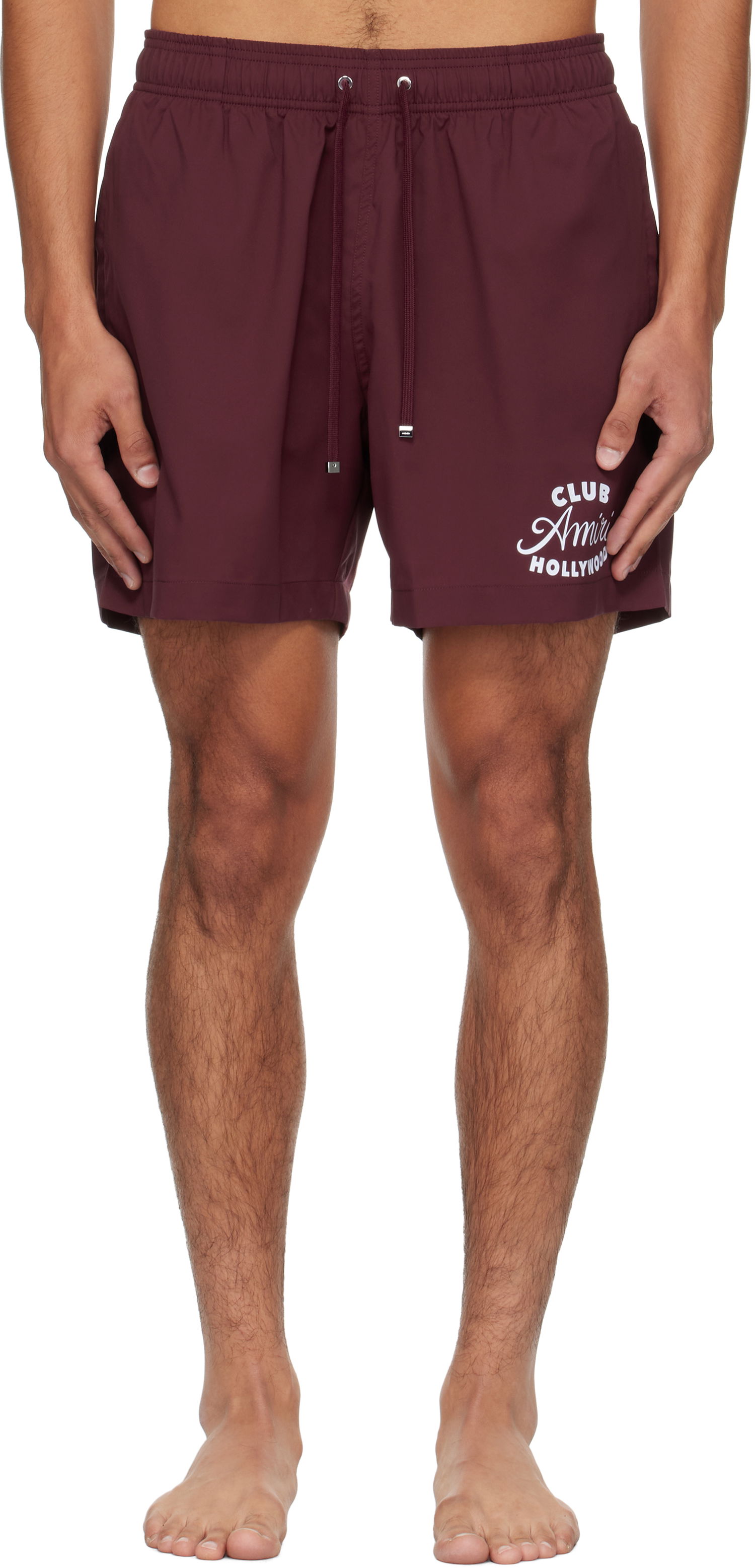Shorts AMIRI AMIRI 'Club Amiri' Swim Shorts Bourgogne | AMSWTK1045, 0