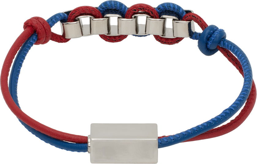 Armbånd Marni Leather Bracelet Mørkeblå | BRZB0046A0P6522, 1