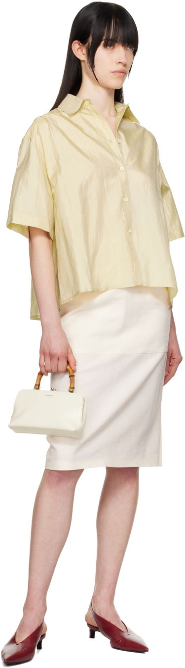 Skjorte Jil Sander Jil Sander Spread Collar Boxy Shirt Gul | J40DL0167_J70003, 3