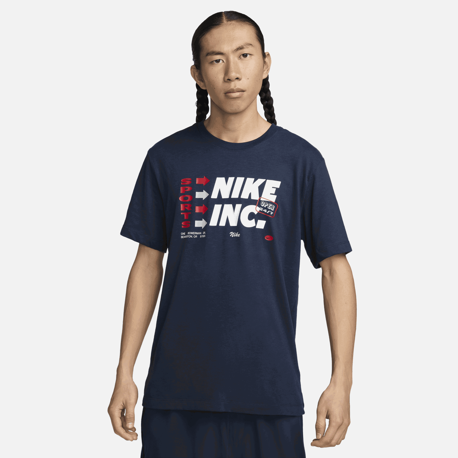 T-shirt Nike Dri-FIT Tee Blå | FV8360-451, 1