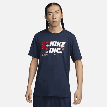 T-shirt Nike Dri-FIT Tee Blå | FV8360-451, 1