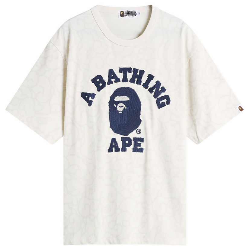 T-shirt BAPE A Bathing Ape Washed Cloud Camo T-Shirt Beige | 001CSL801307M-IVO