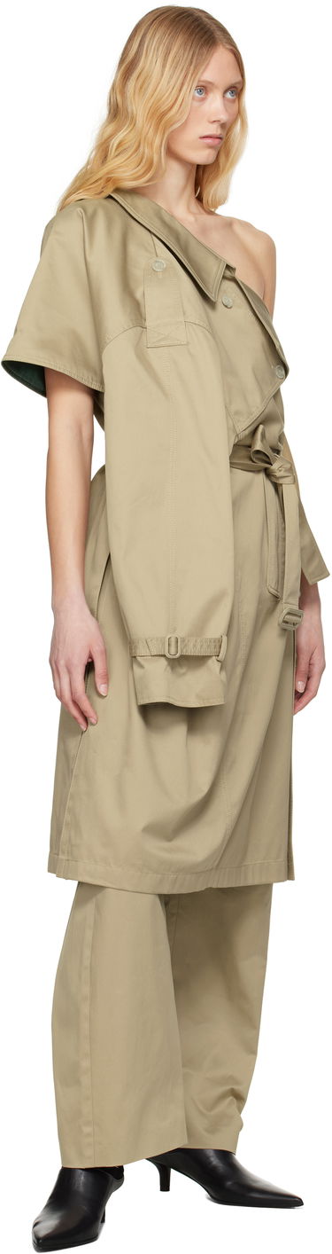 Trenchcoat Maison Margiela MM6 Maison Margiela Dual Wear Cotton Twill Trench Coat Beige | S52AH0080 M35368, 3