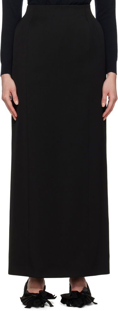 Nederdel Balenciaga Balenciaga Hourglass Maxi Skirt Sort | 814081 TPT24, 0