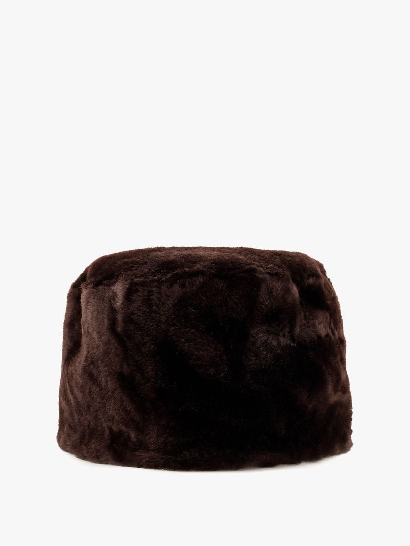 Hat TOTEME Faux Fur Hat by Toteme Brun | 244WSH0029LE0087213