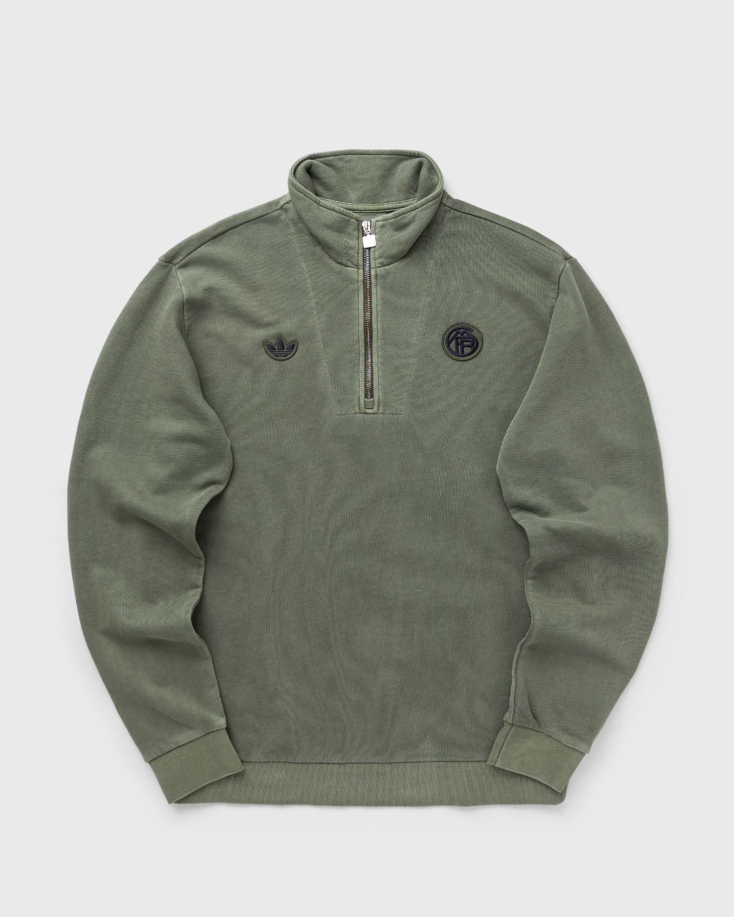 Sweatshirt adidas Originals FC Bayern Icon Half-Zip Sweatshirt Grøn | JN0113, 0