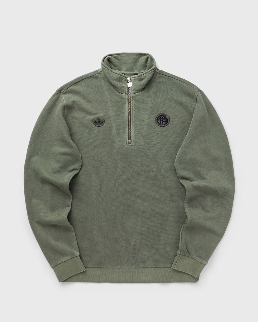 Sweatshirt adidas Originals FC Bayern Icon Half-Zip Sweatshirt Grøn | JN0113