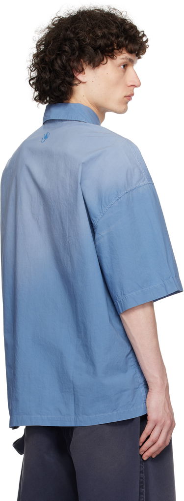 Polo skjorte JW Anderson JW Anderson Oversized Logo Polo Blå | SH0358-PG1764, 2