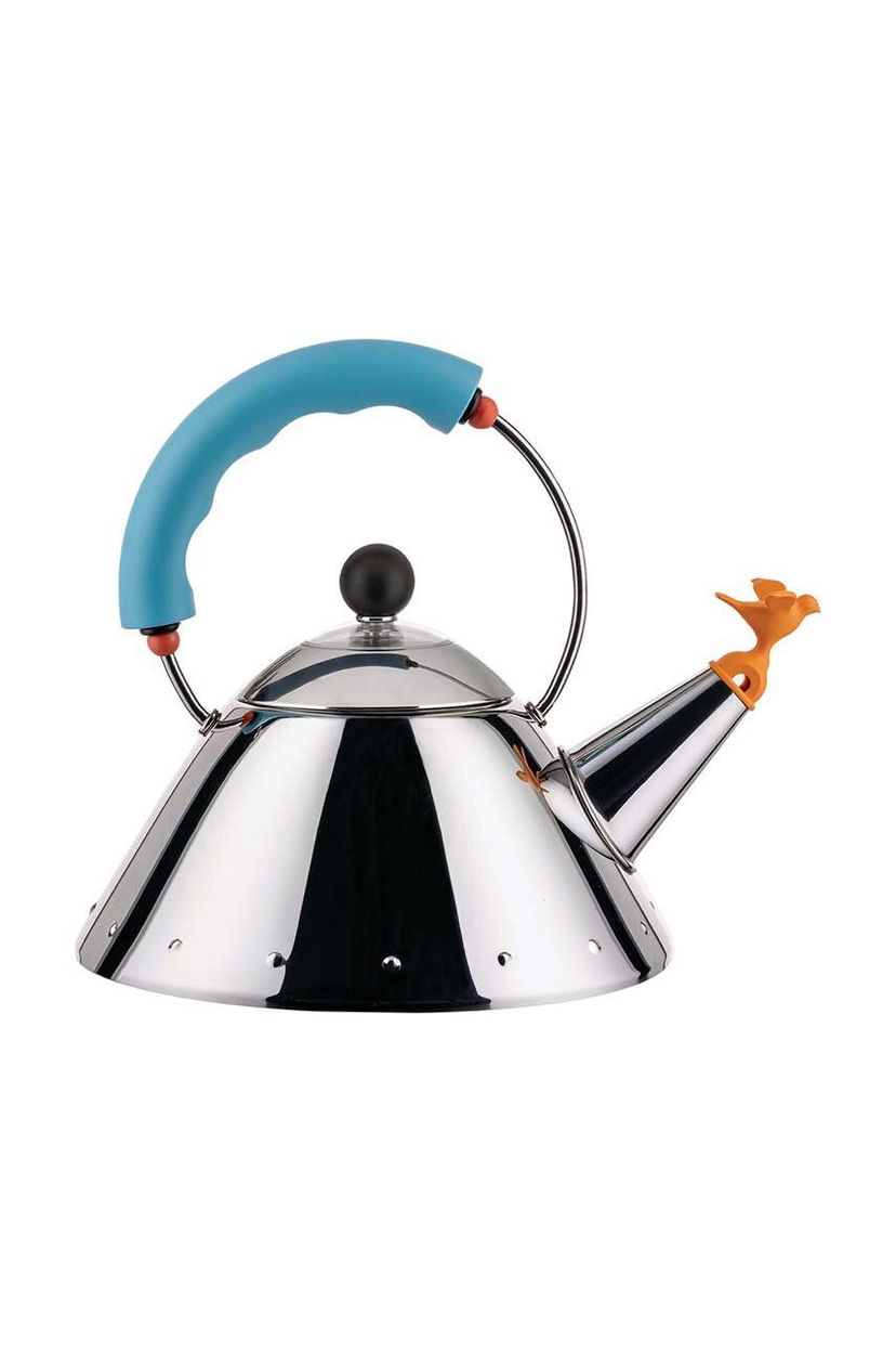 Home decor Alessi Whistling Kettle Metalisk | 9093.1.LAZ