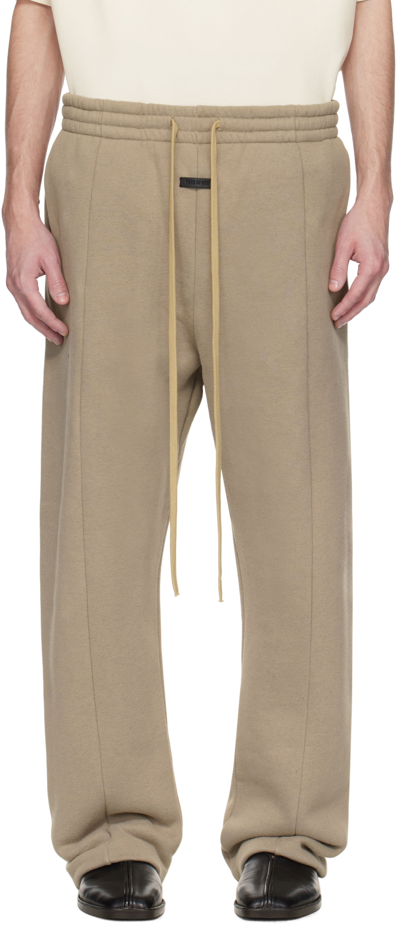 Joggingbukser Fear of God Fear of God Fleece Relaxed Sweatpants Beige | FGE240-419CCF, 0