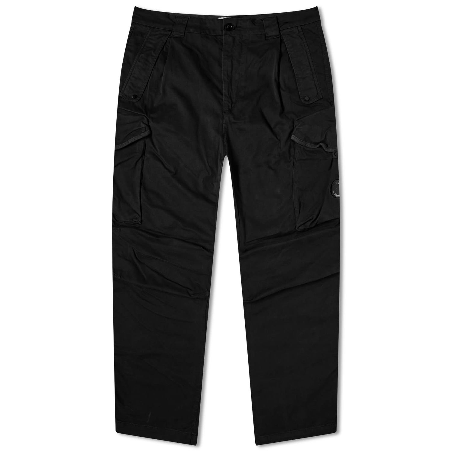 Cargo bukser C.P. Company Stretch Sateen Loose Cargo Pants Sort | 15CMPA123A-005529G-999, 0