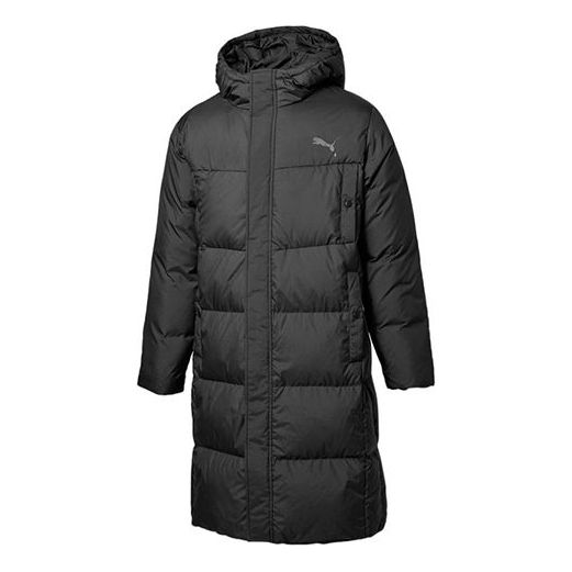 Parka Puma Long Padded Down Jacket Sort | 581642-01, 0