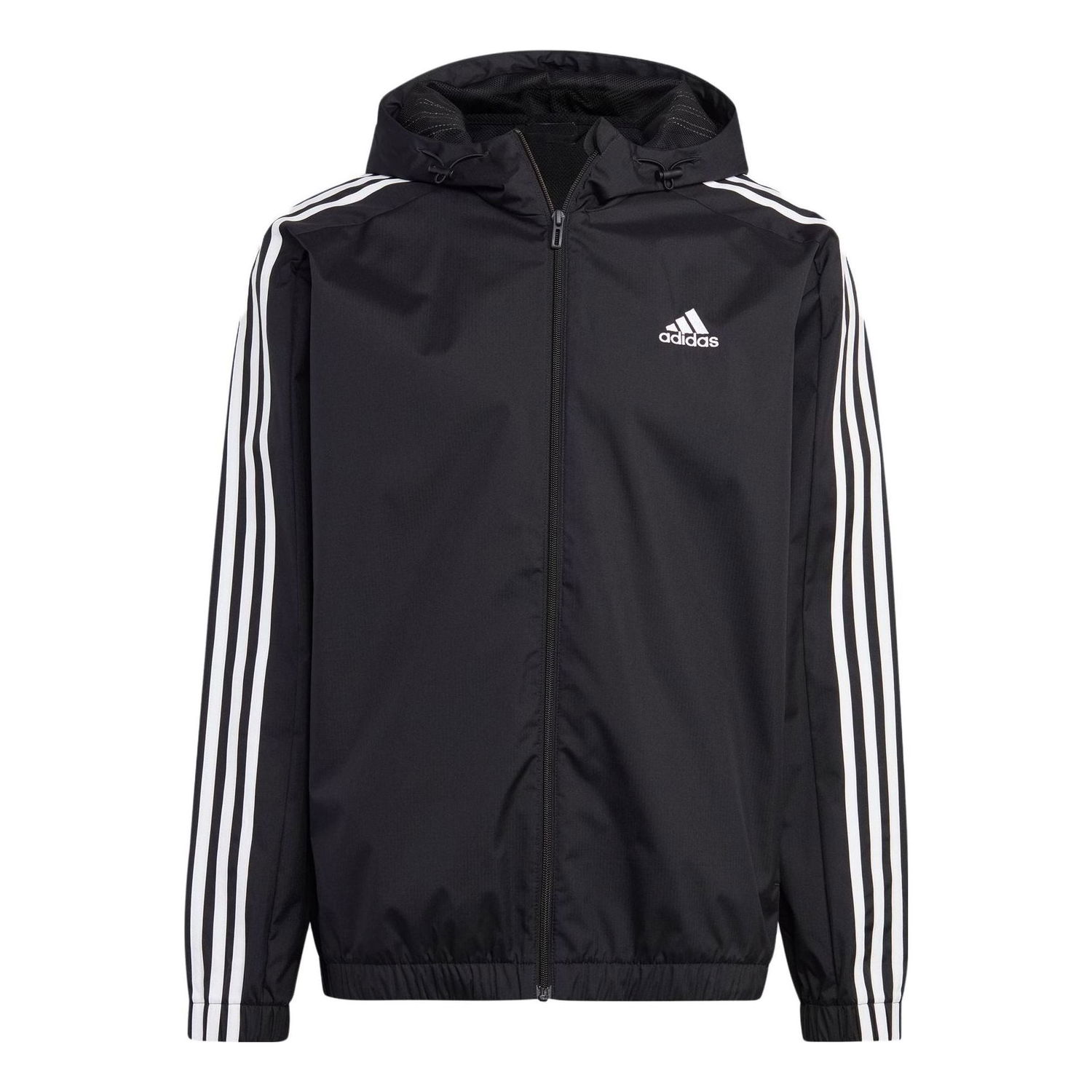 Vindjakke adidas Originals Essentials 3-Stripes Woven Windbreaker Sort | IB0384, 0