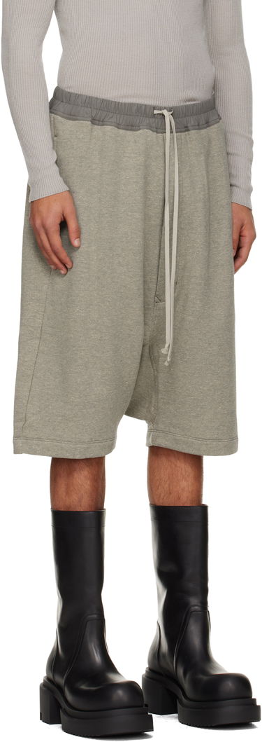 Shorts Rick Owens DRKSHDW Concordians Drawstring Pods Shorts Grå | DU02E7380 FGM, 1