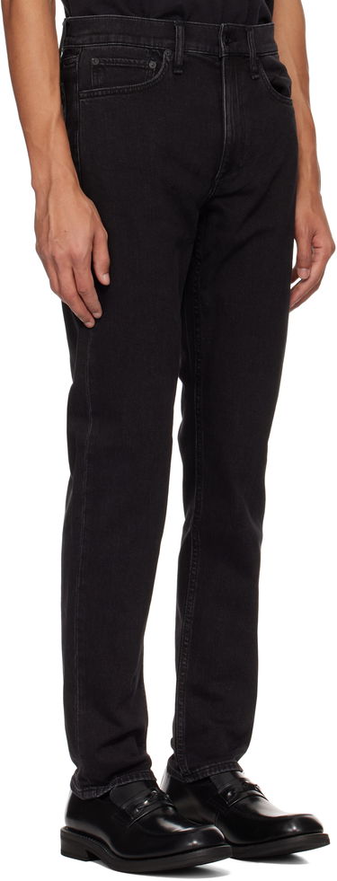 Jeans rag & bone Fit 2 Slim-Fit Jeans Sort | MED23S1223FDWB, 4