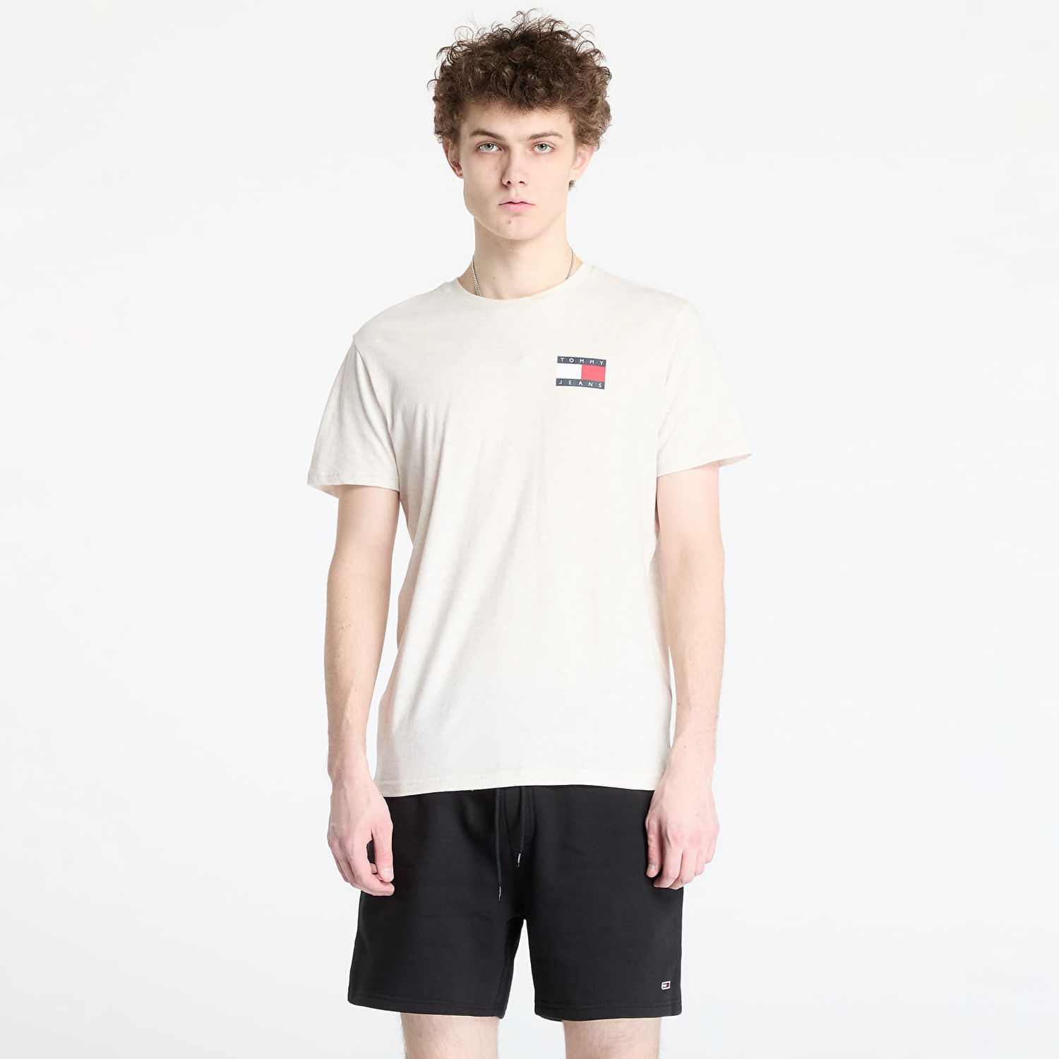 T-shirt Tommy Hilfiger Tommy Jeans Slim Essential T-Shirt Beige | DM0DM20740 AE3, 0