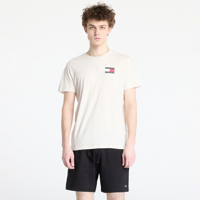 T-shirt Tommy Hilfiger Tommy Jeans Slim Essential T-Shirt Beige | DM0DM20740 AE3