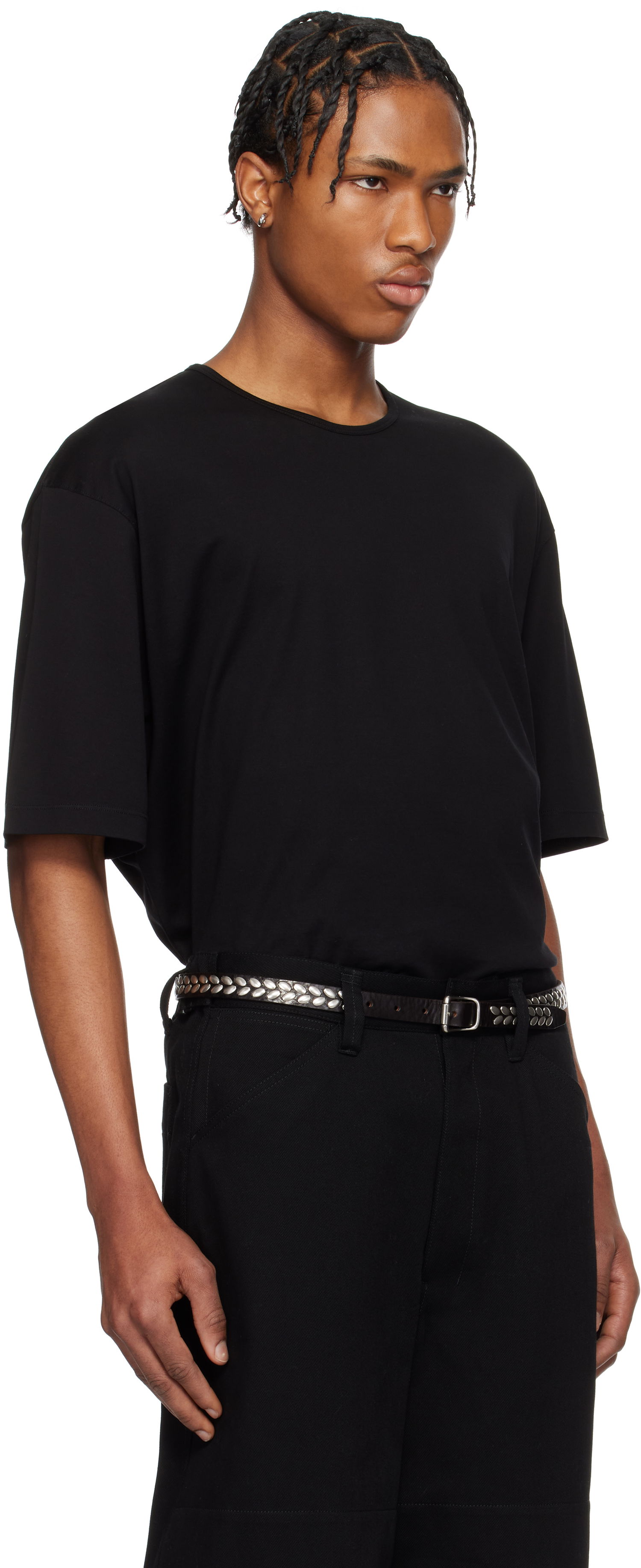 T-shirt LEMAIRE Lemaire Relaxed T-Shirt Sort | TO1335 LJ1018, 1