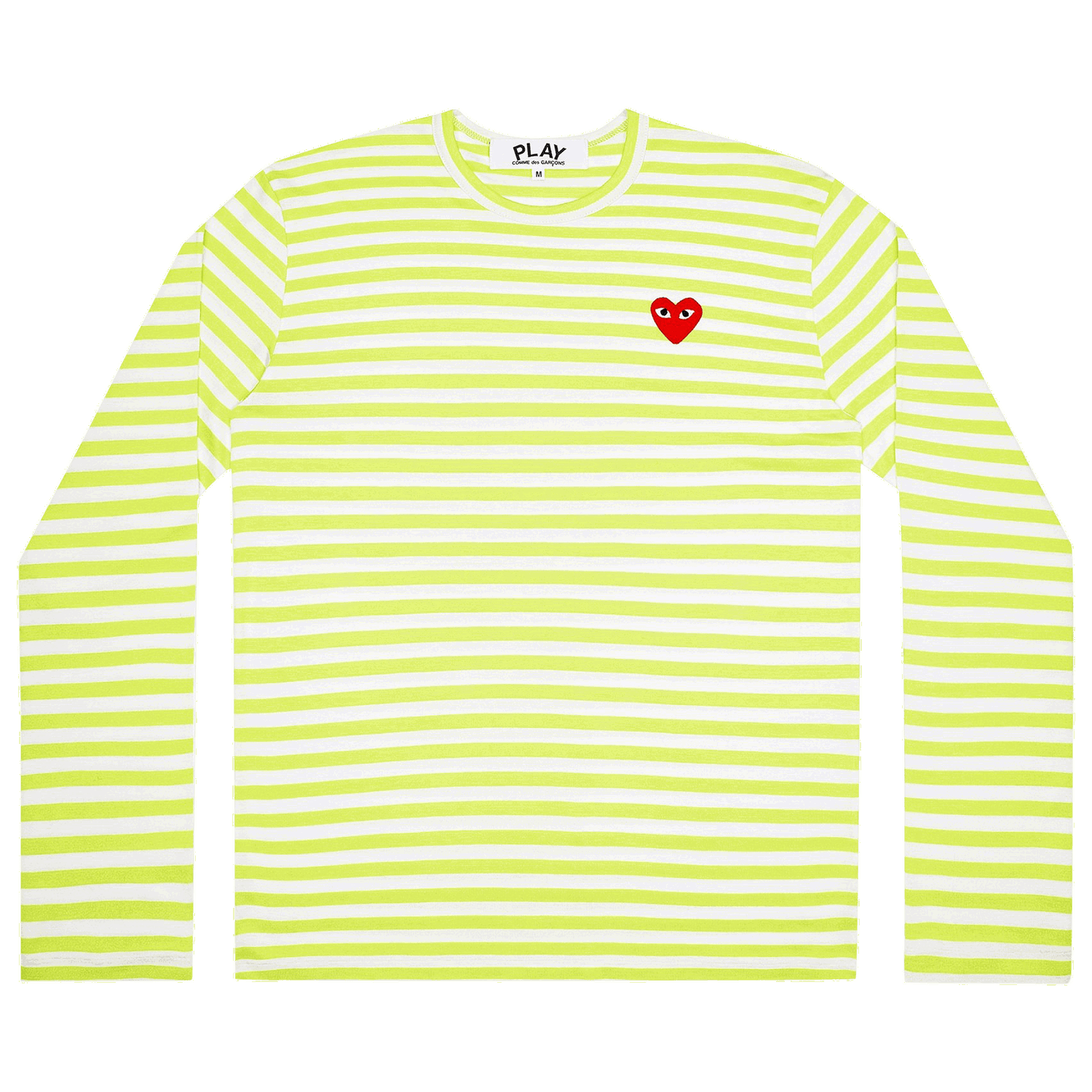 T-shirt Comme des Garçons PLAY Pastelle Striped Shirt Gul | AZ T278 051 2, 0