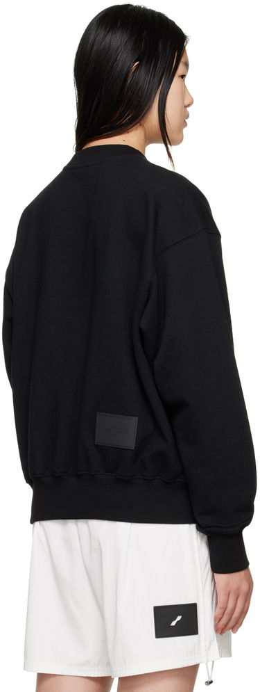 Sweatshirt We11done We11done Cross Sweatshirt Sort | WD-TS3-22-820-U-BK, 2