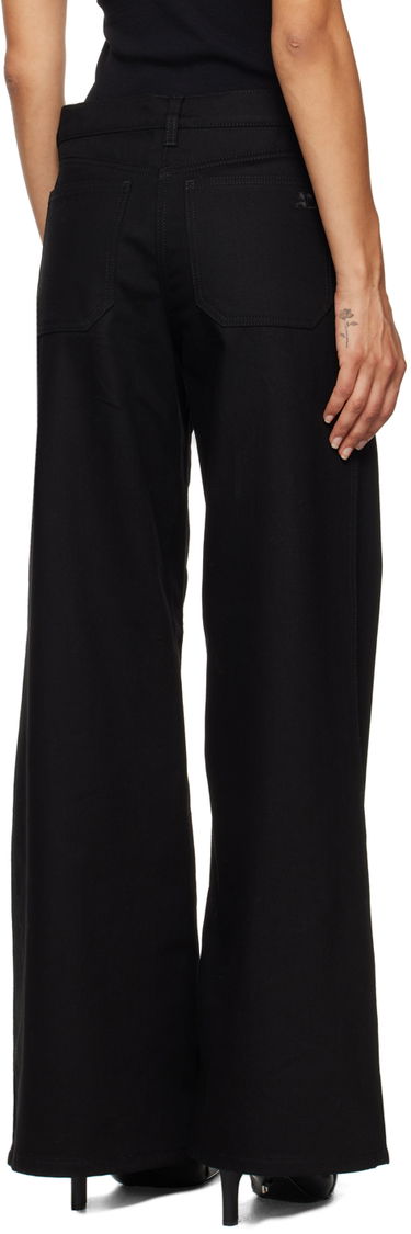 Bukser Courrèges Courrèges Hammer Baggy Jeans Sort | VESDPA253DE0020, 2