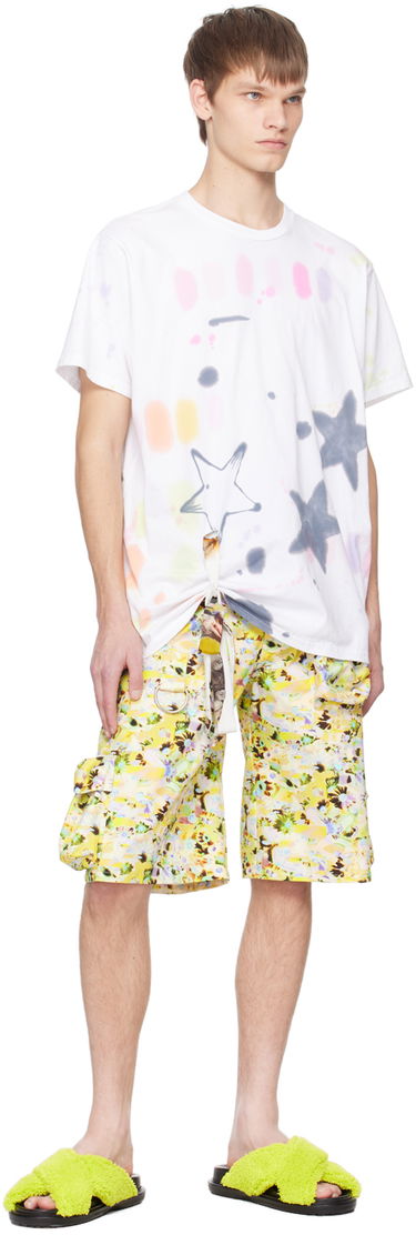 Shorts Collina Strada Collina Strada Puzzle Flower Cargo Shorts Gul | MXX6410, 3