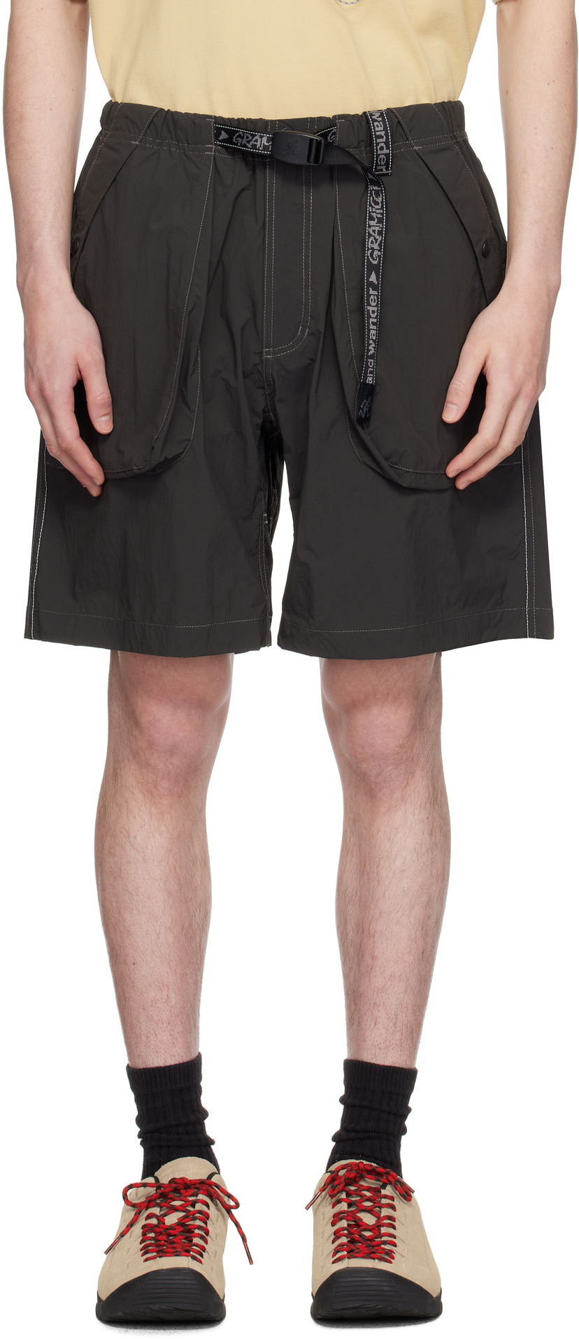 Shorts and wander Gramicci Edition Brushed Nylon Shorts Grøn | GUP5-S3002-M