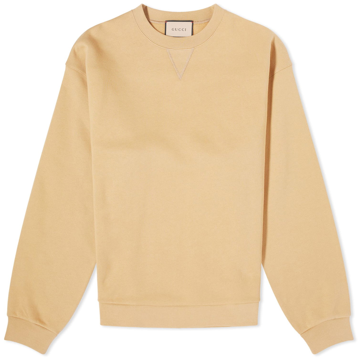 Sweater Gucci Tape Crewneck Beige | 768448-XJF3W-2184, 0