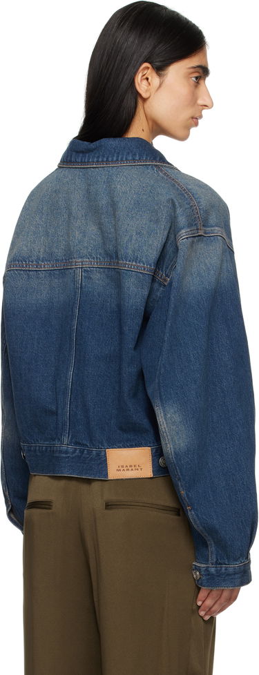 Jakke ISABEL MARANT Isabel Marant Josephine Cropped Denim Jacket Blå | VE0451FA-B1H04I, 2