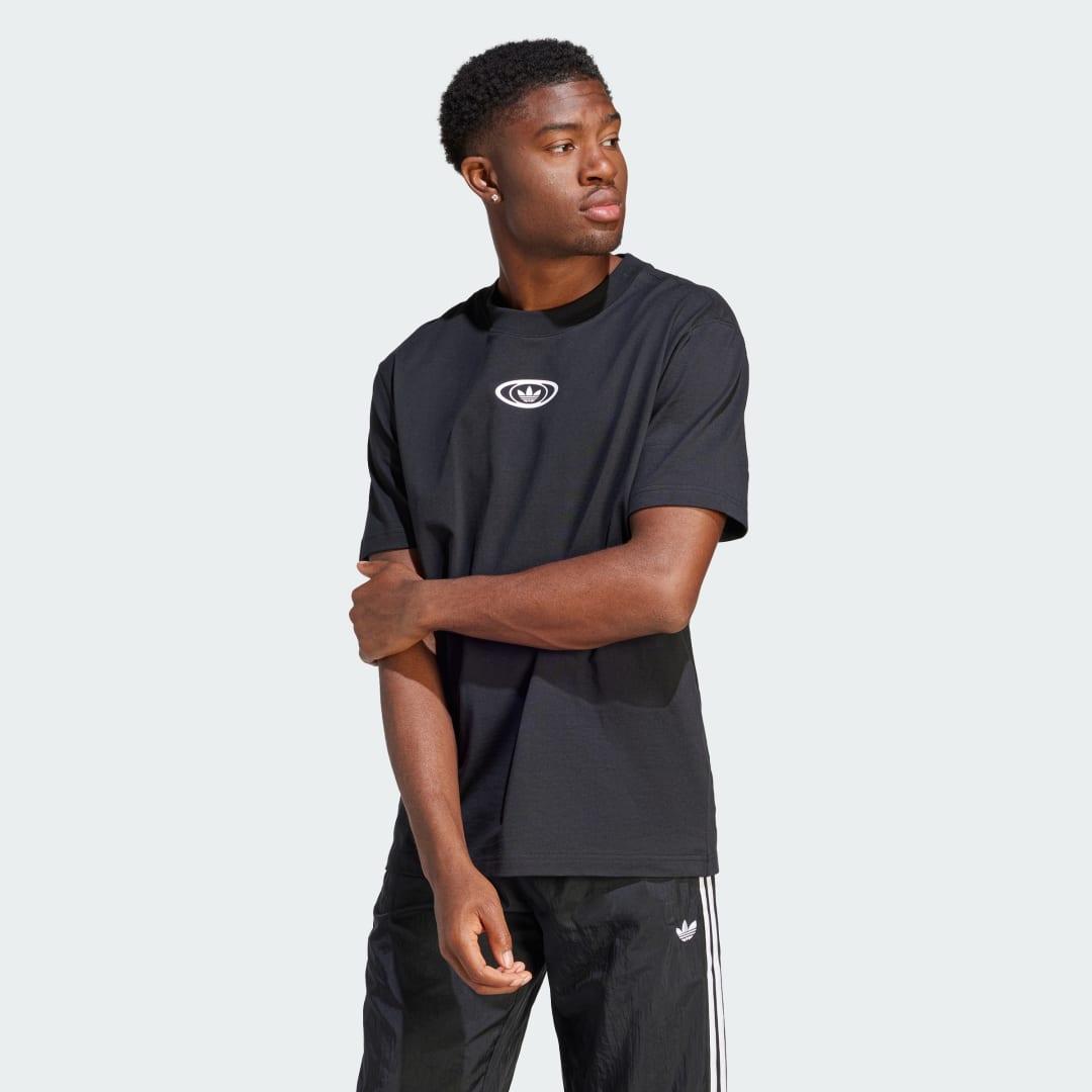 T-shirt adidas Originals adidas Rekive Graphic Sort | IL5363, 1
