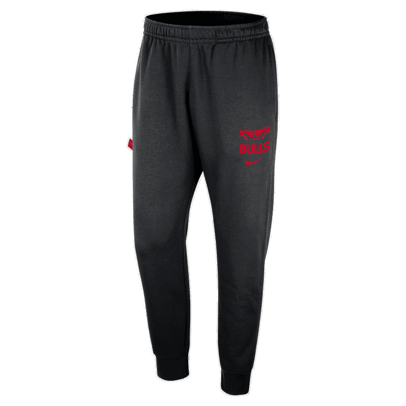 Joggingbukser Nike Nike NBA Chicago Bulls Club Courtside Joggers Sort | FZ7793-010