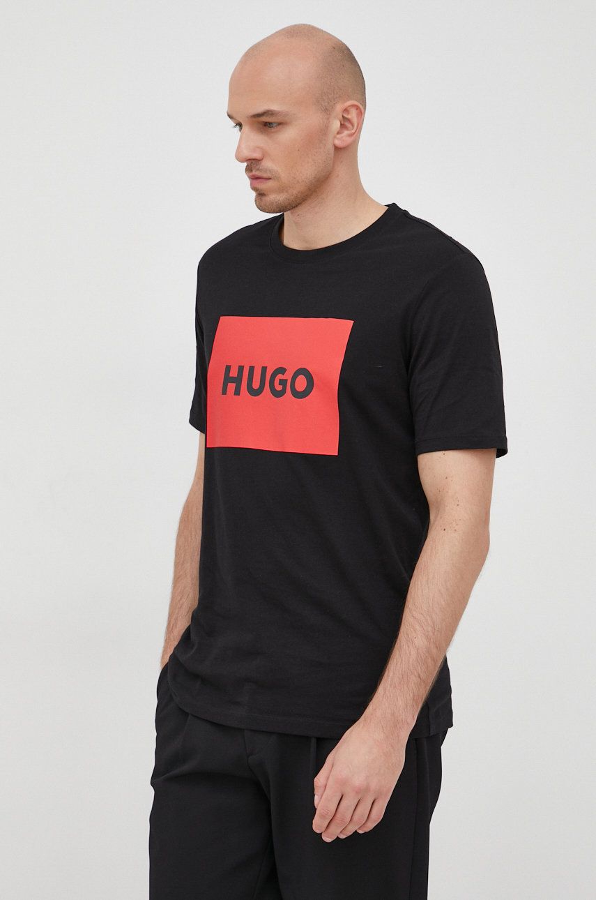 T-shirt BOSS Cotton T-Shirt Sort | 50467952, 0