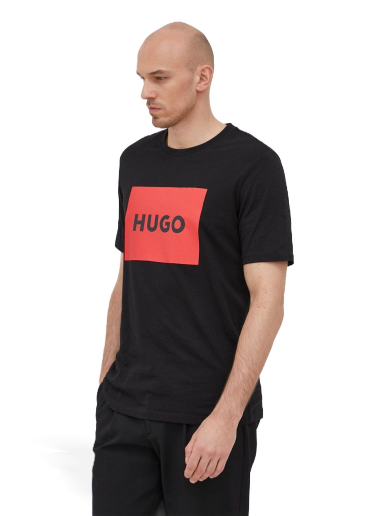 T-shirt BOSS Cotton T-Shirt Sort | 50467952