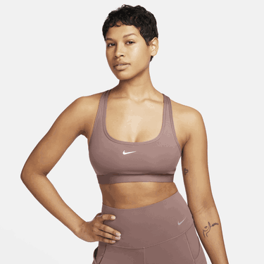 Bh Nike Swoosh Light Support Non-Padded Sports Bra Lyserød | DX6817-208, 4
