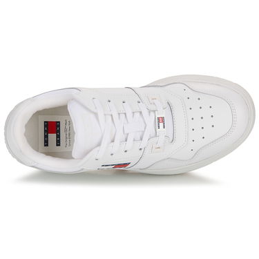 Sneakers og sko Tommy Hilfiger RETRO BASKET FLATFORM ESS Hvid | EN0EN02506-YBS, 4
