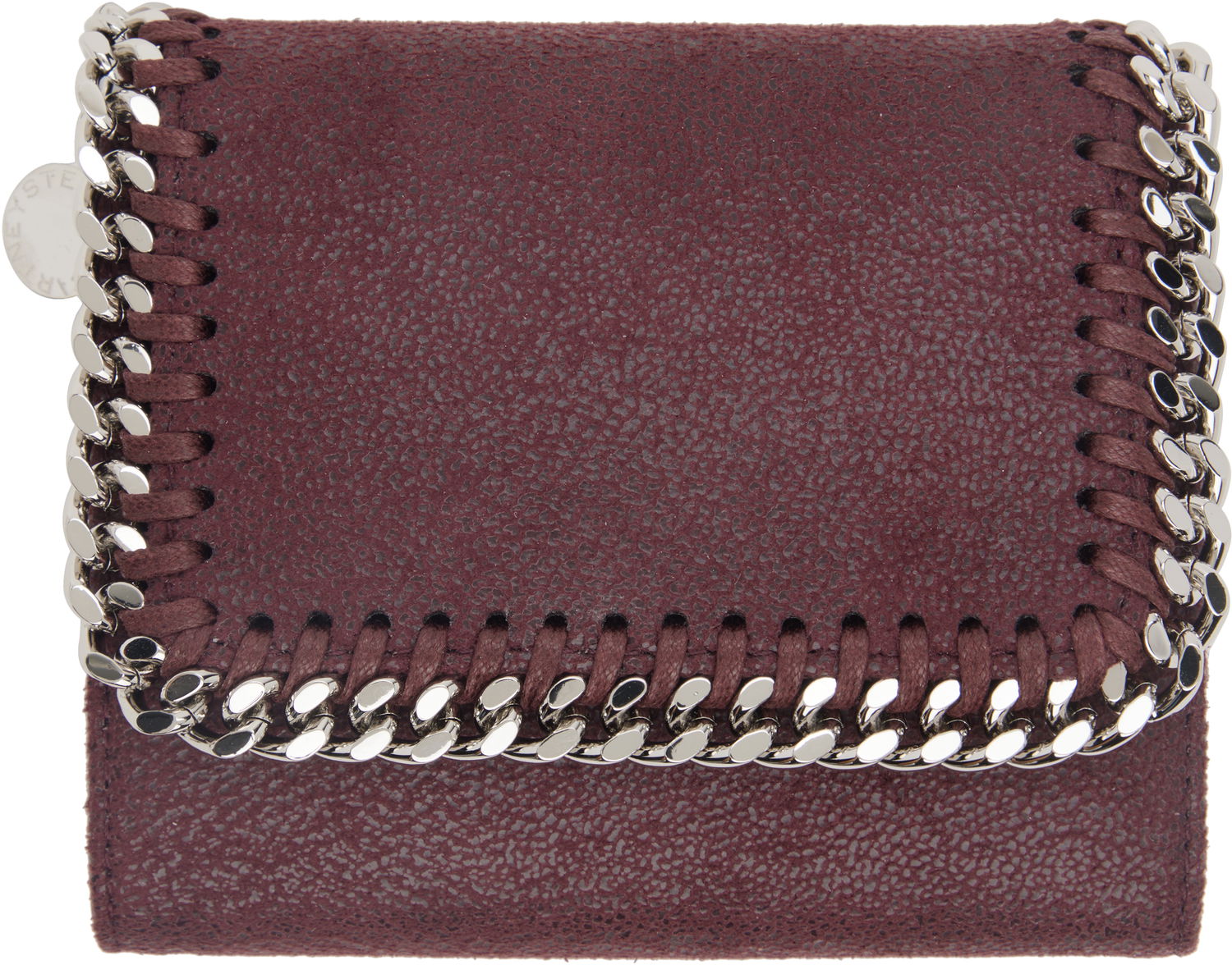 Tegnebog Stella McCartney Stella McCartney Falabella Small Flap Wallet Bourgogne | 431000WP0086, 0