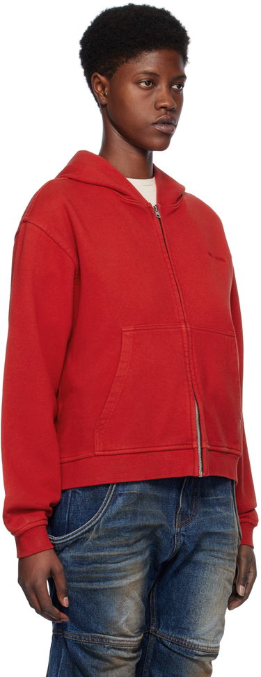 Sweatshirt We11done We11done Zip Hoodie Rød | WD-TJ0-24-785-U-RD, 1