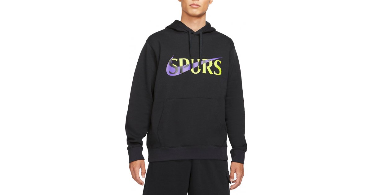 Sweatshirt Nike Tottenham Hotspur Fleece Pullover Hoodie Sort | cw0524-010, 1