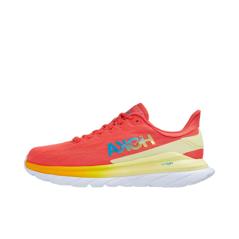 Løbe Hoka One One Mach 4 Hot Coral Rød | 1113528-HCSF